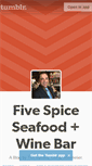 Mobile Screenshot of blog.fivespicerestaurant.com